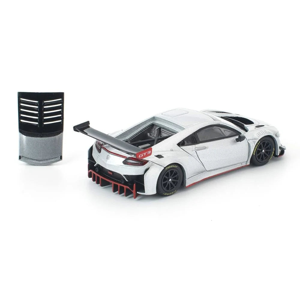 Pop Race - Honda NSX GT3 EVO22 Silver 2025 Brazilian Event Exclusive - Scala 1/64 PR64-445