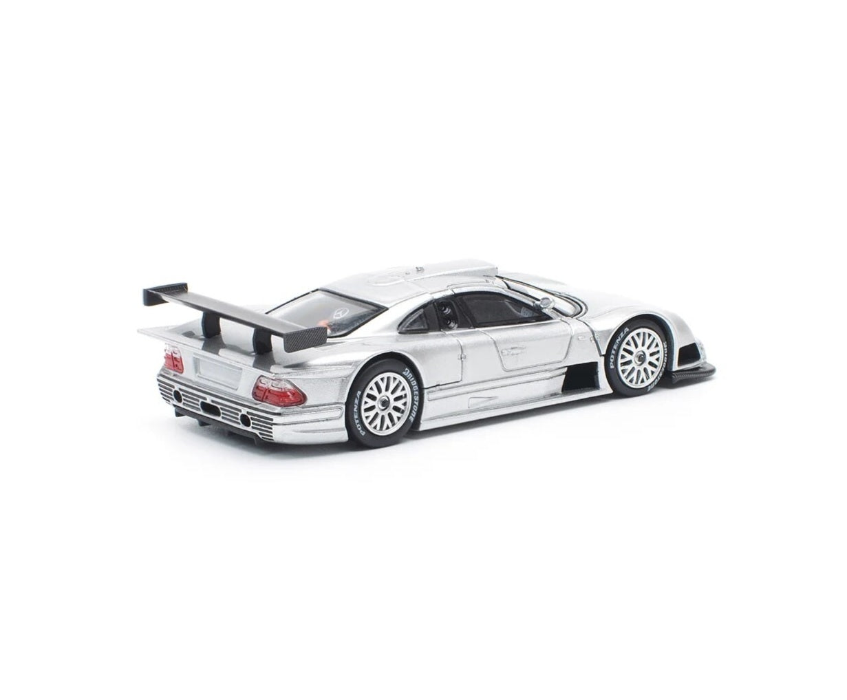 Mercedes-Benz CLK AMG GTR (Silver) Street Version - Pop Race - Scala 1/64 PR64-158