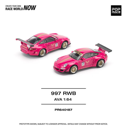 Porsche RWB 997 - AVA - Pop Race - Scala 1/64 PR64-187