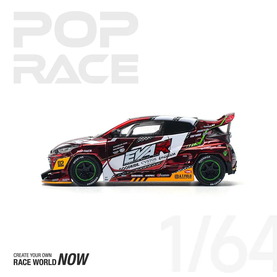 Toyota Goodride GR Yaris EVA RT Production Model-02 - Pop Race - Scala 1/64 PR64-126
