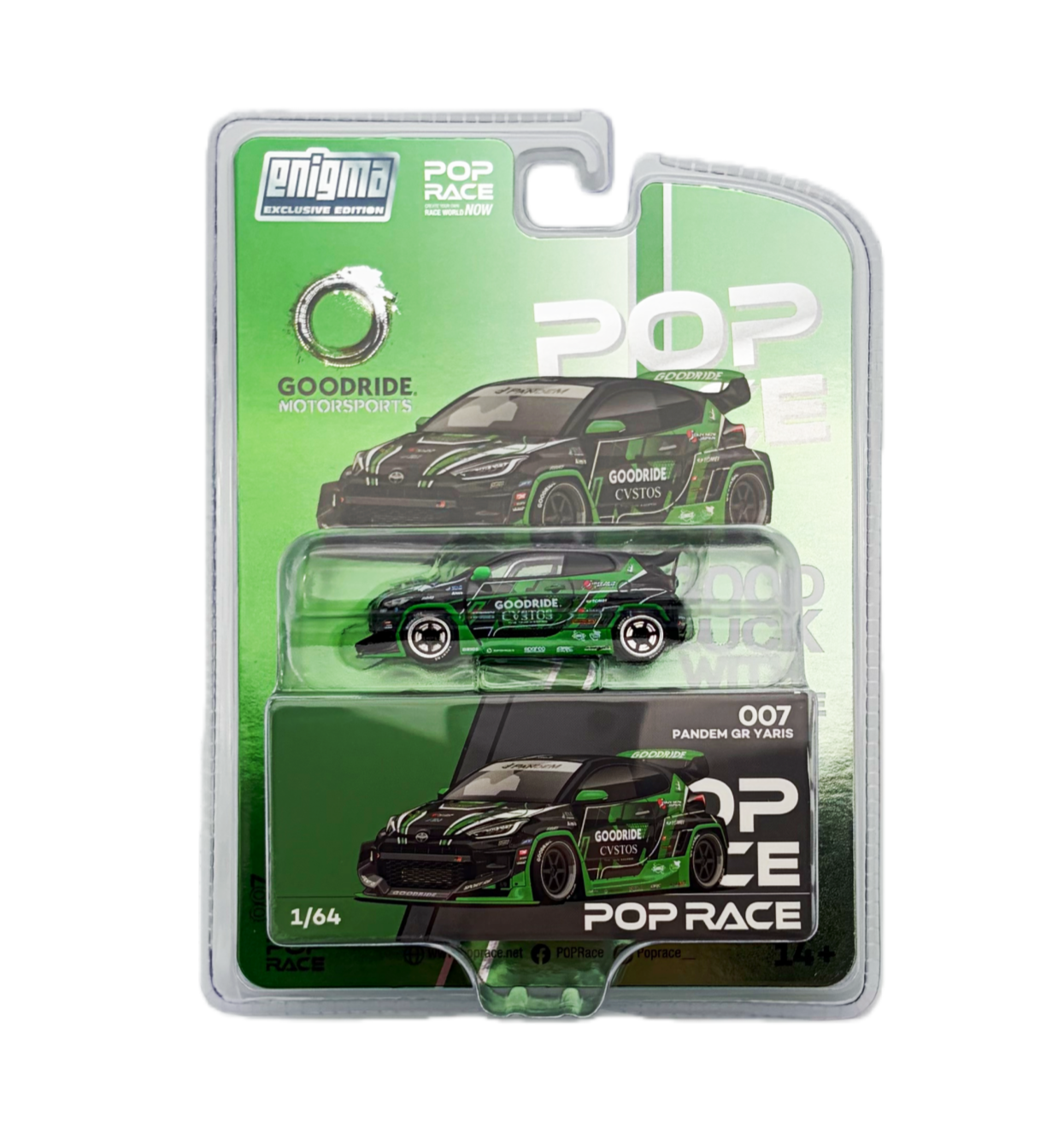 Pandem GR Yaris Goodride Motorsport Enigma Exclusive - Pop Race - Scala 1/64 PRE007