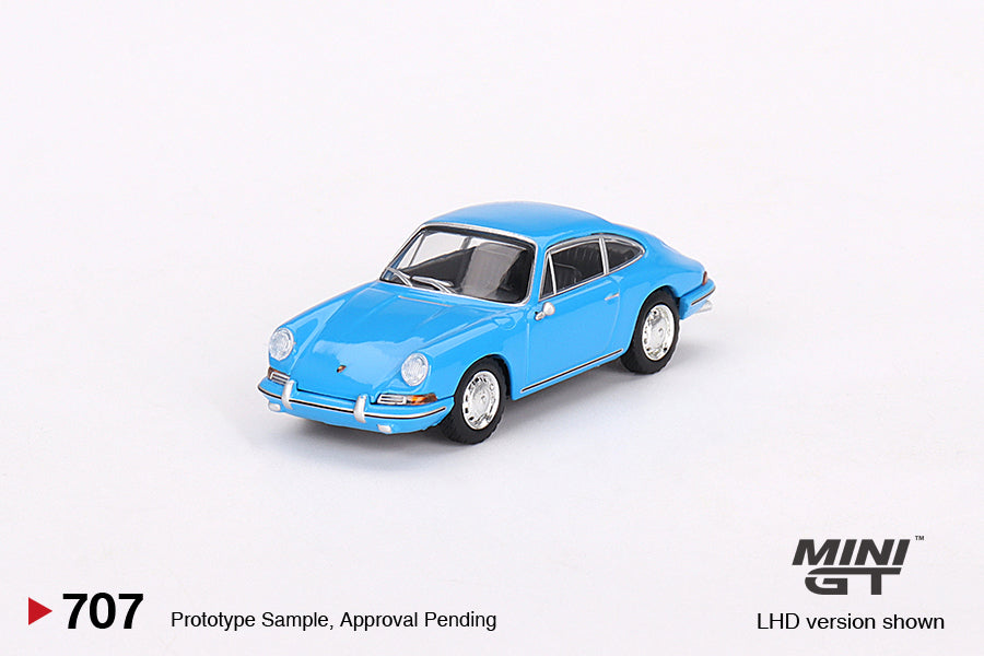 Porsche 901 1963 Quickblau LHD - Mini GT - Scala 1/64 MGT00707