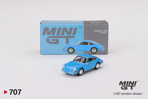 Porsche 901 1963 Quickblau LHD - Mini GT - Escala 1/64