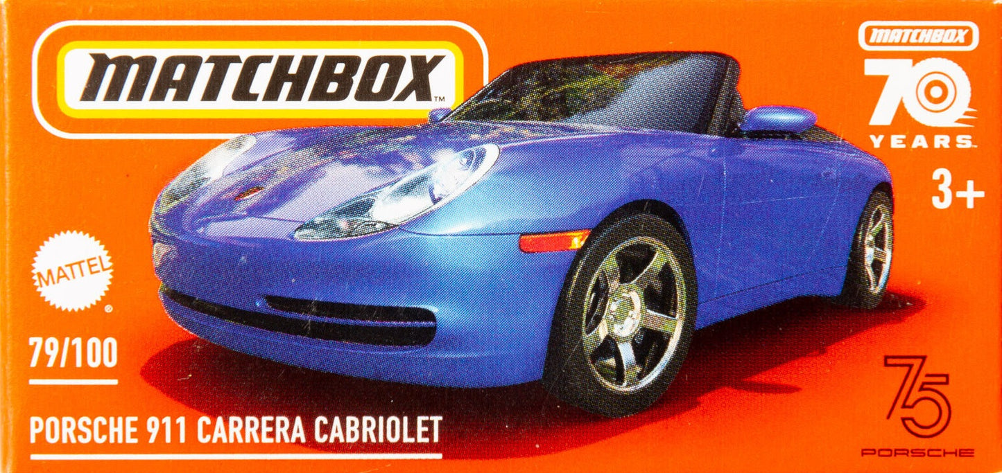 Porsche 911 Carrera Blue #79 Box- Matchbox - Scala 1/64 Circa