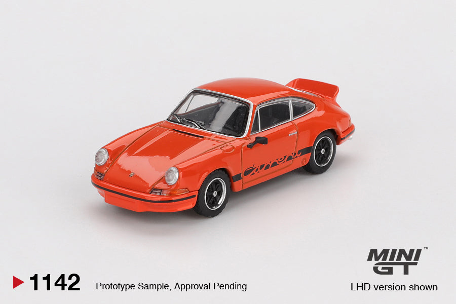 Porsche 911 Carrera RS 2.7 Tangerine 1973 - Mini GT - Scala 1-64 MGT01142-L
