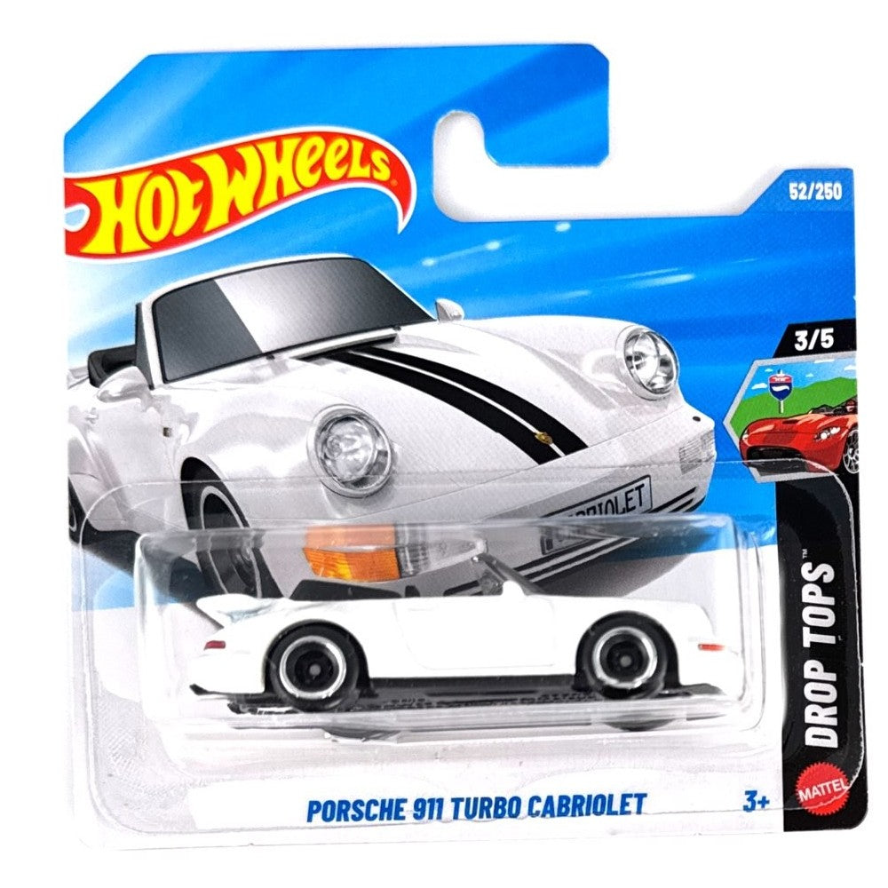 Porsche 911 Turbo Cabriolet - HW Drop Tops 3/5 - Hot Wheels - Scala 1/64 Circa