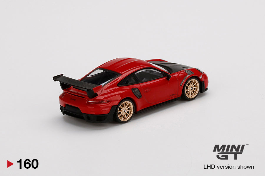 Porsche 911 (991) GT2 RS Guards Rojo LHD - Mini GT - Escala 1/64