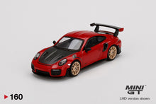 Laden Sie das Bild in den Galerie-Viewer, Porsche 911 (991) GT2 RS Guards Red LHD - Mini GT - Scala 1/64
