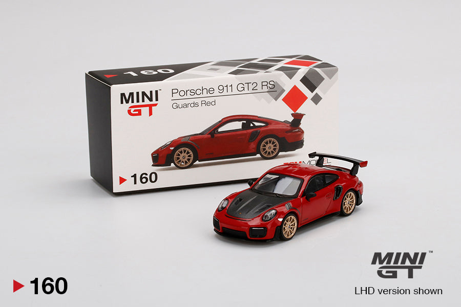 Porsche 911 (991) GT2 RS Guards Rojo LHD - Mini GT - Escala 1/64