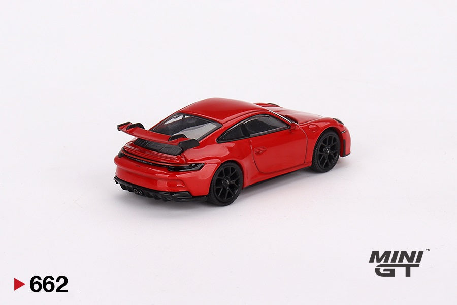 Porsche 911 (992) GT3 Guardias Rojo - Mini GT - Escala 1/64