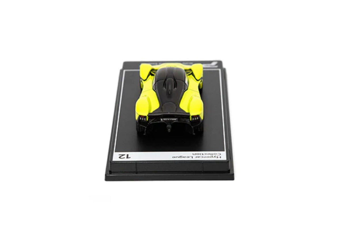 Aston Martin Valkyrie (Lime Essence) - PosterCars - Scala 1/64 H12