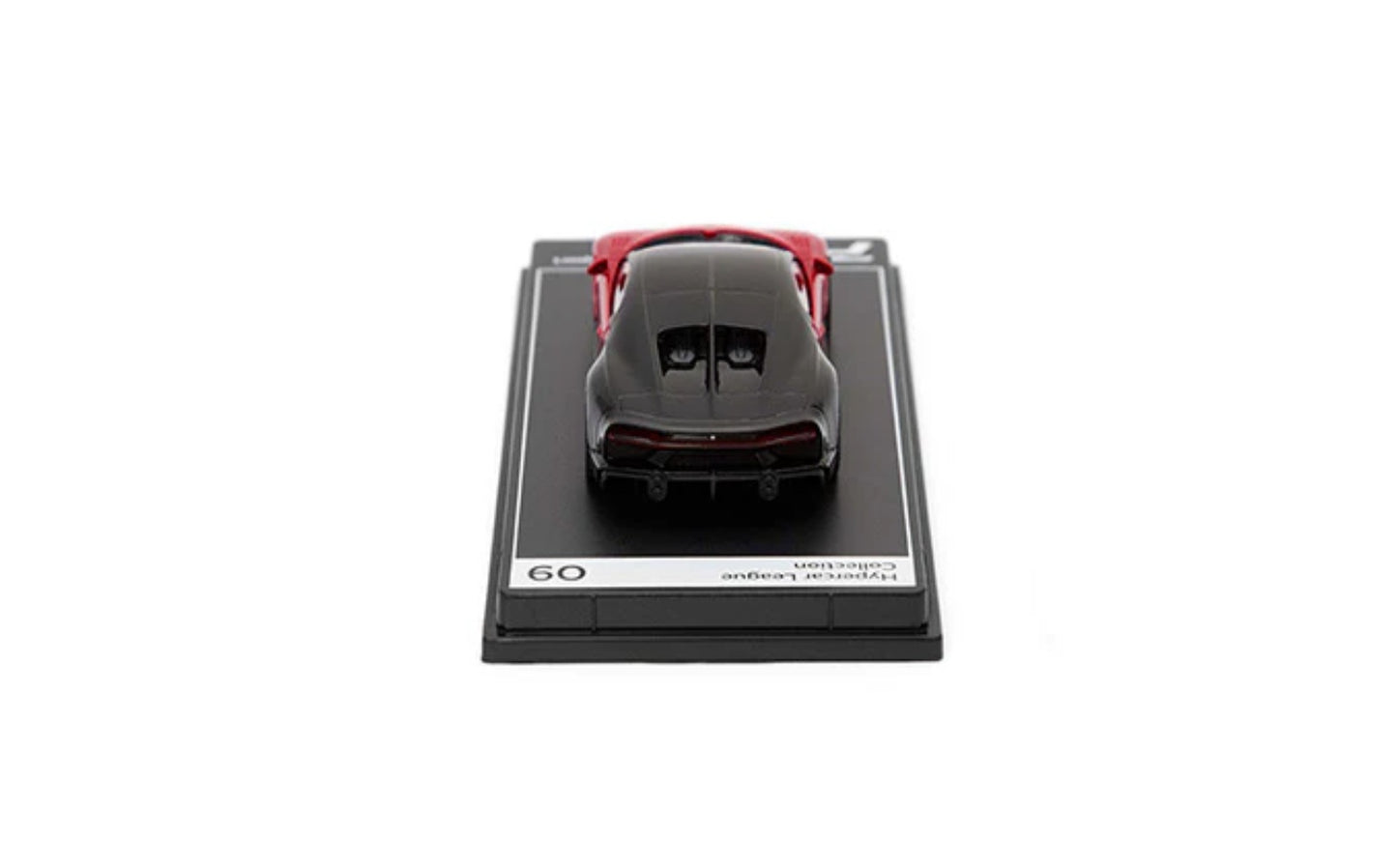 Bugatti Chiron Supersport (Italian Red & Nocturne Black) - PosterCars - Scala 1/64 H09
