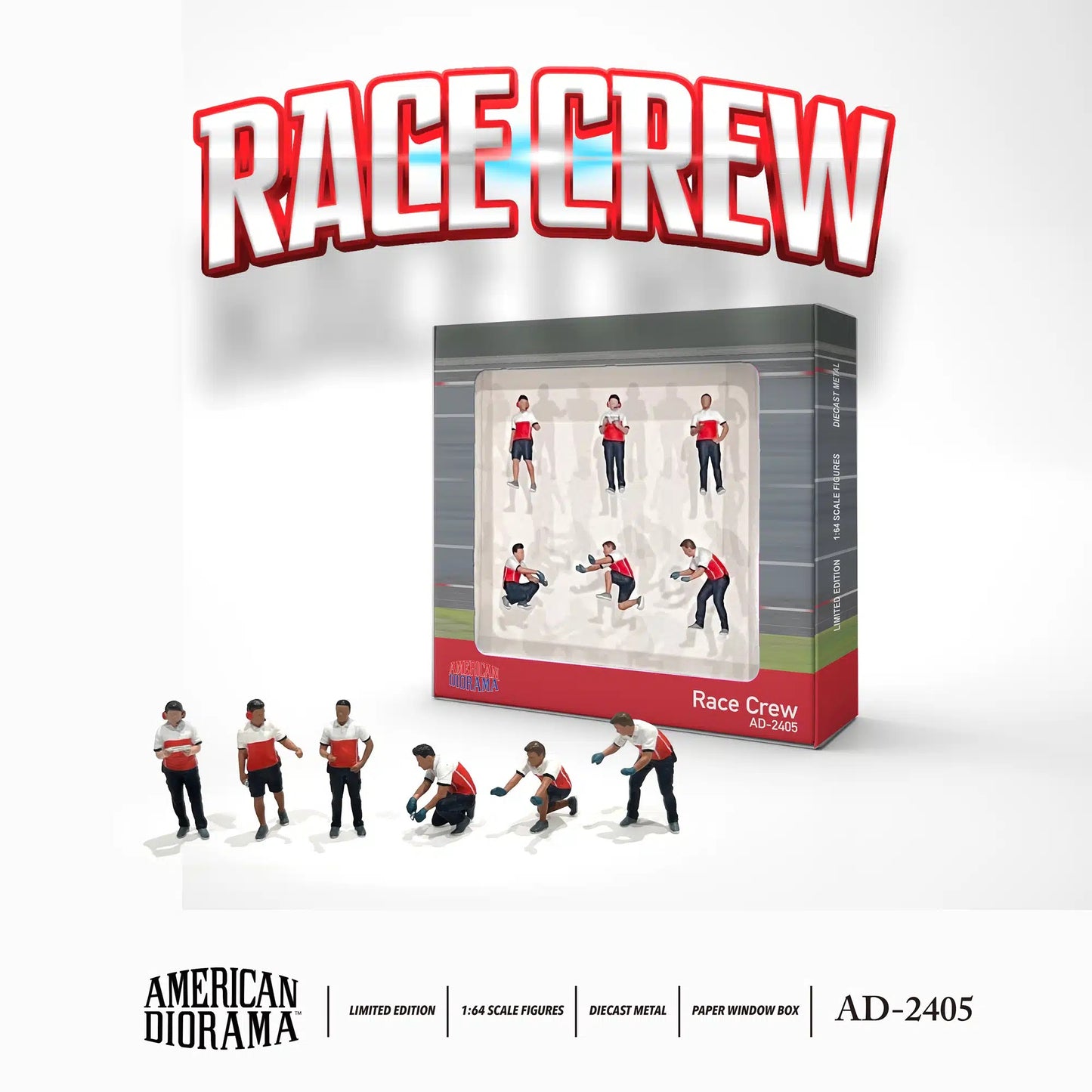 Race Crew - American Diorama - Scala 1/64 AD-2405