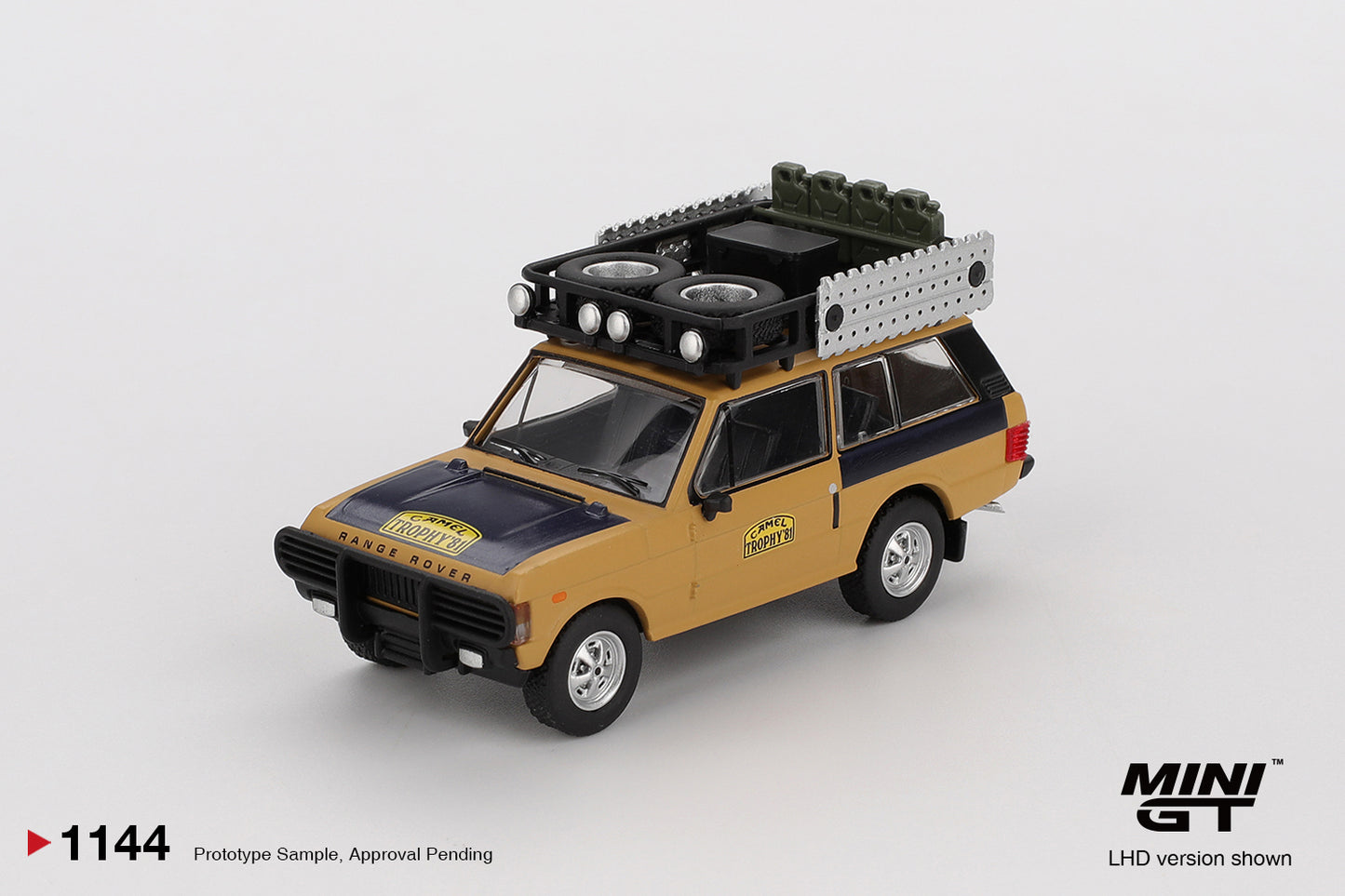 Range Rover Camel Trophy 1981 Sumatra C.Swoboda & K.Mentel Winner - Mini GT - Scala 1-64 MGT01144-L