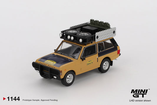 Range Rover Camel Trophy 1981 Sumatra C.Swoboda & K.Mentel Winner - Mini GT - Scala 1-64 MGT01144-L