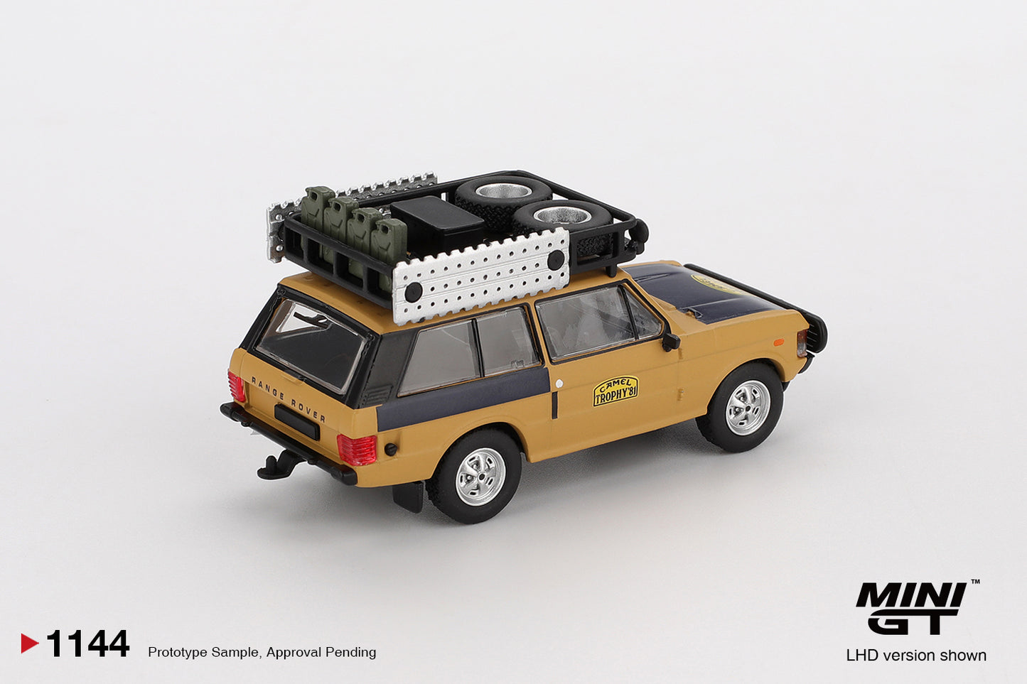 Range Rover Camel Trophy 1981 Sumatra C.Swoboda & K.Mentel Winner - Mini GT - Scala 1-64 MGT01144-L