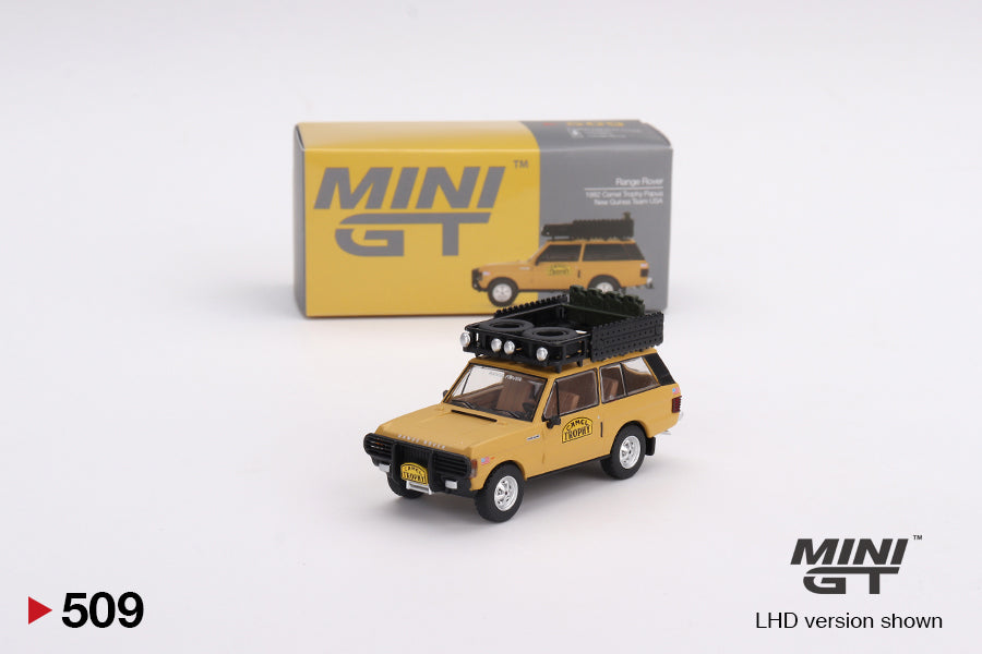 Range Rover 1982 Camel Trophy Papua New Guinea Team USA LHD - Mini GT - Scala 1/64 MGT00509