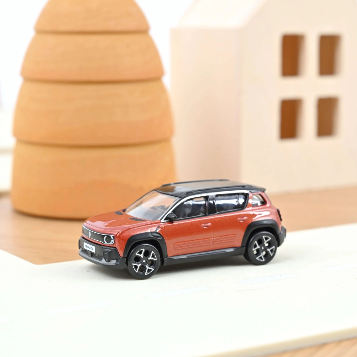 Renault 4 E-Tech Electric 2025 Terracotta Brown - Norev - Scala 1/64