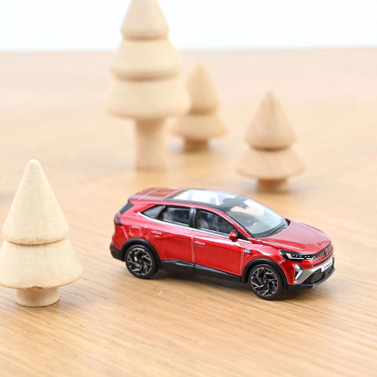 Citroen 2CV Charleston 1982 Rojo y Negro - Norev - Escala 1/64 Aprox