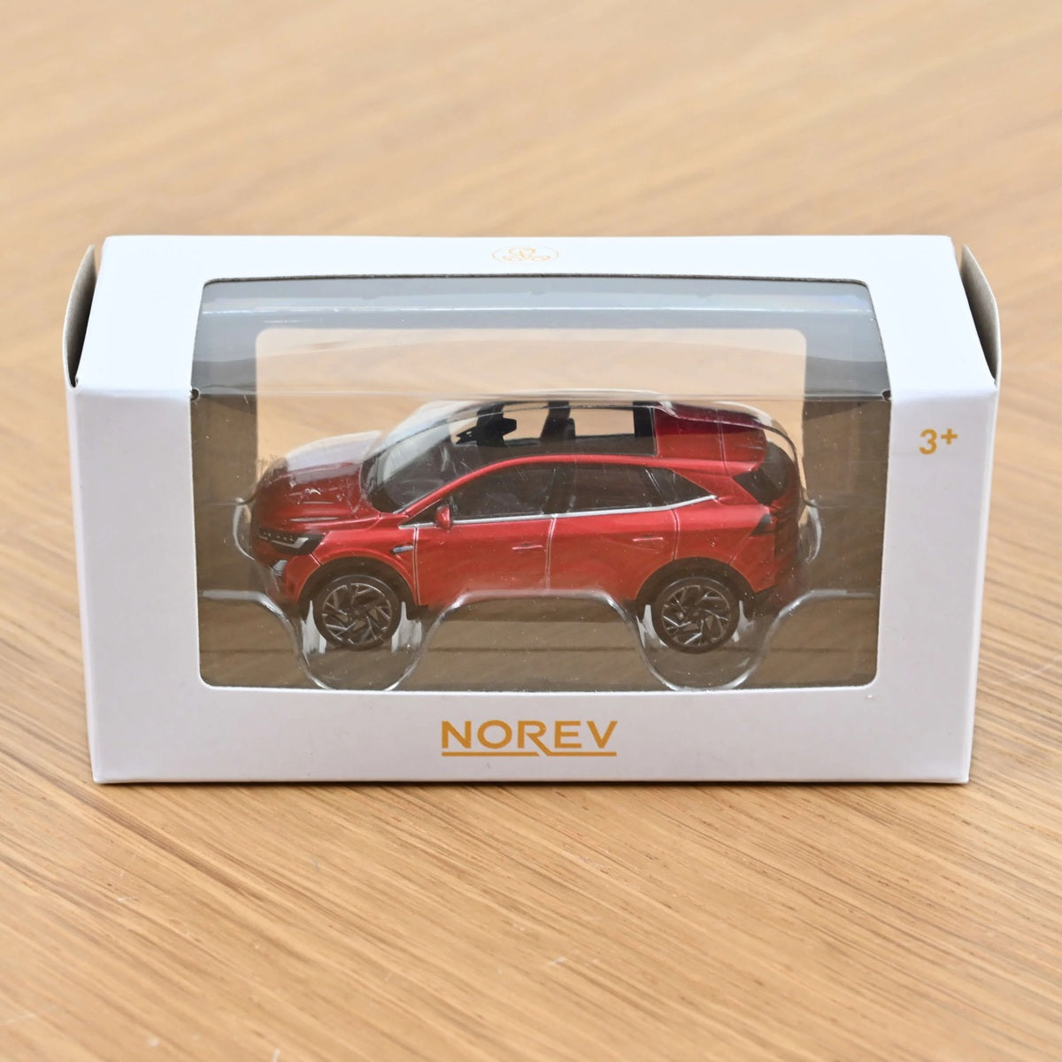 Citroen 2CV Charleston 1982 Rojo y Negro - Norev - Escala 1/64 Aprox