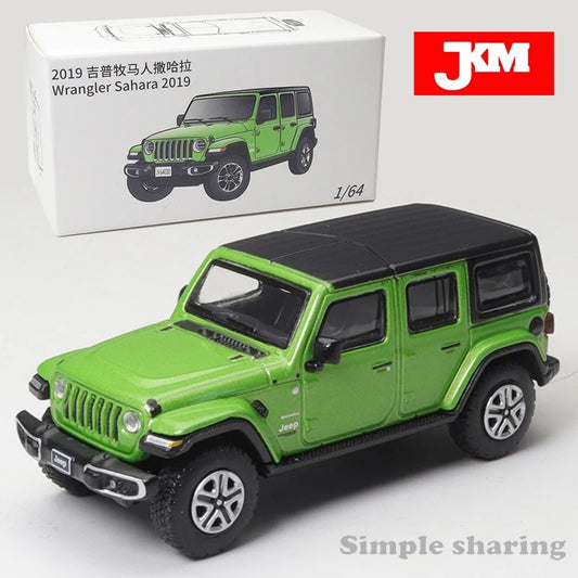 Jeep Wrangler Sahara 2019 Green - JKM - Scala 1/64