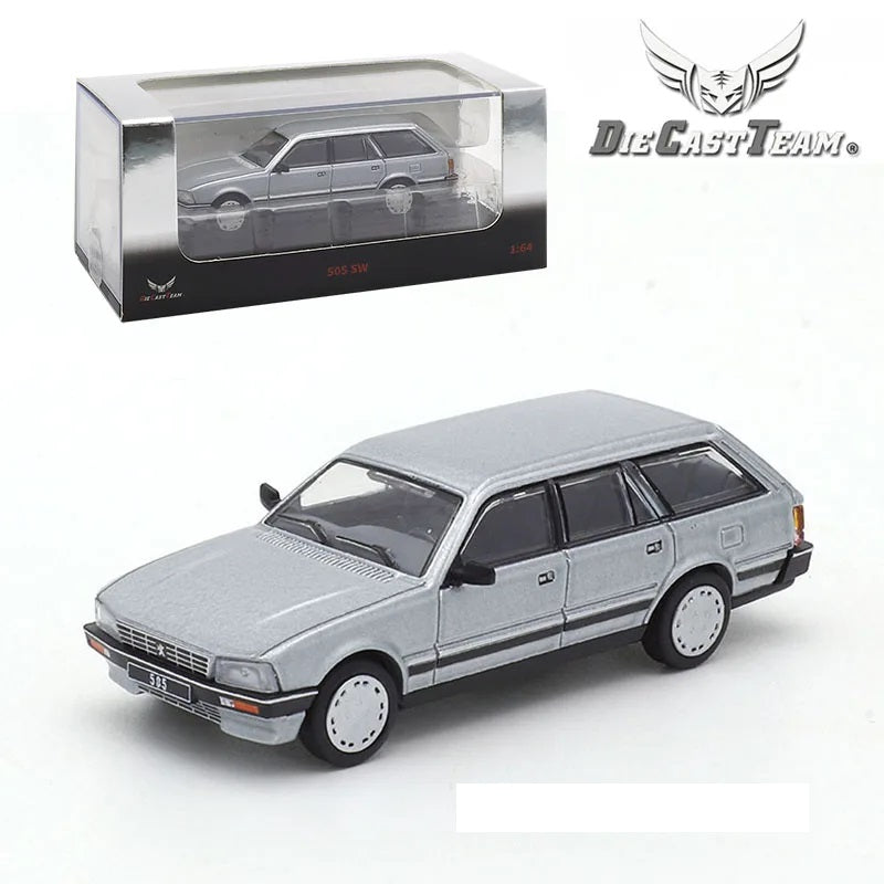 Peugeot 505 SW Metallic Grey - DCT Die Cast Team - Scala 1/64