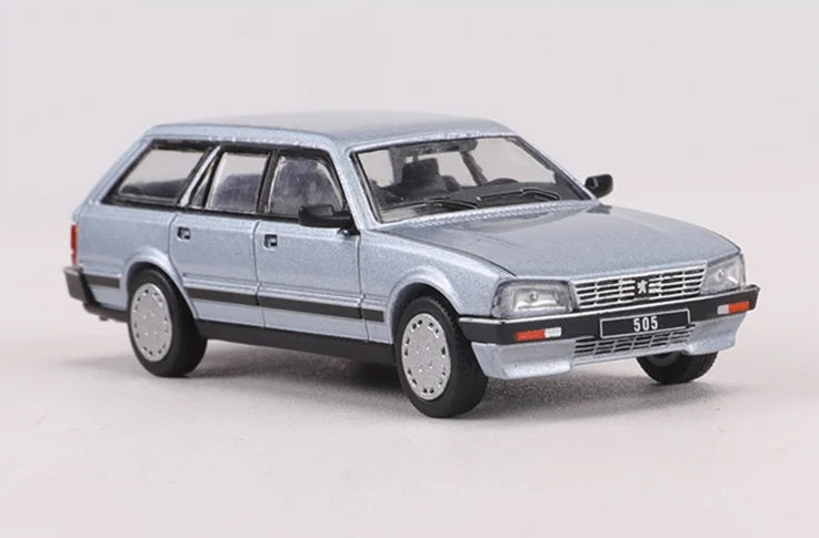 Peugeot 505 SW Light Blue - DCT Die Cast Team - Scala 1/64