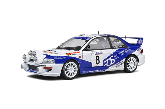 Subaru Impreza S5 WRC 1999 Rally Azimut di Monza 2000 #8 - Solido - Scala 1/18