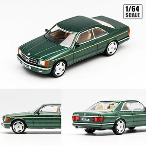 Mercedes - Benz 500 SEC Verde - Equipo DCT Die Cast - Escala 1/64