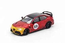 Carica l&#39;immagine nel visualizzatore di Gallery, Alfa Romeo Giulia GTAm Rosso N 69 - DCT Die Cast Team - Scala 1/64
