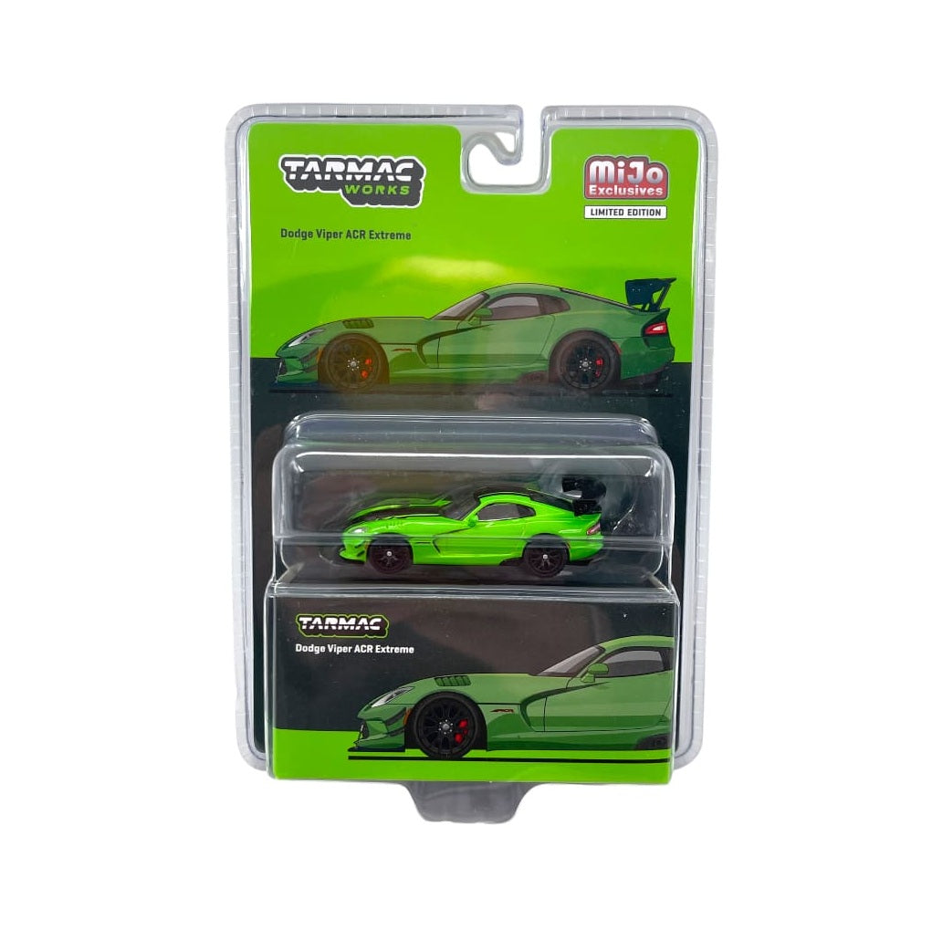 Dodge Viper ACR Extreme Green - Tarmac Works - MiJo Exclusives - GLOBAL64 - Scala 1/64 T64G-TL028-GR