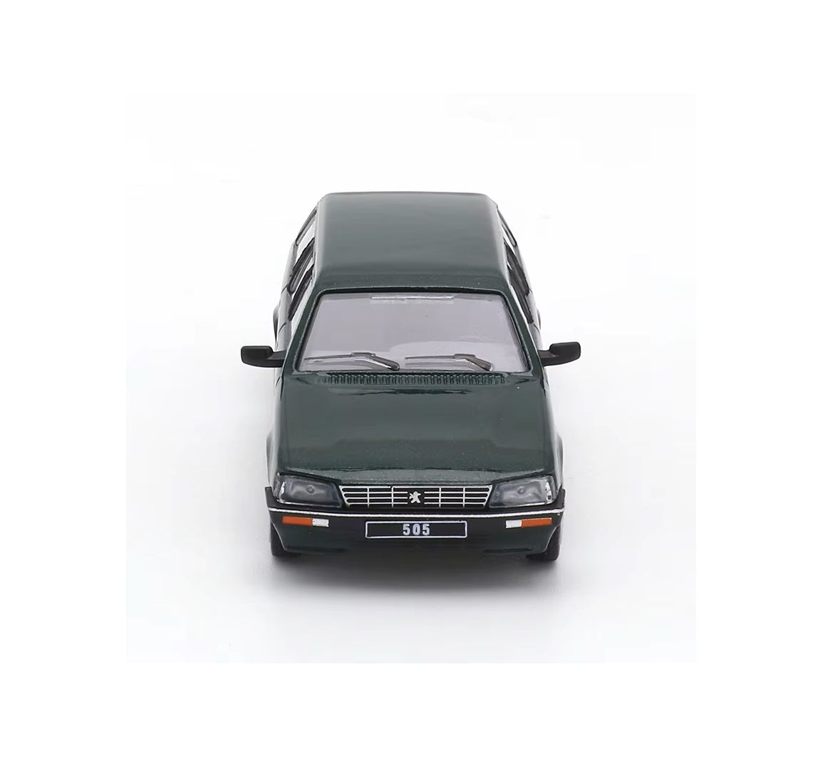 Peugeot 505 SW Green Metallic - DCT Die Cast Team - Scala 1/64