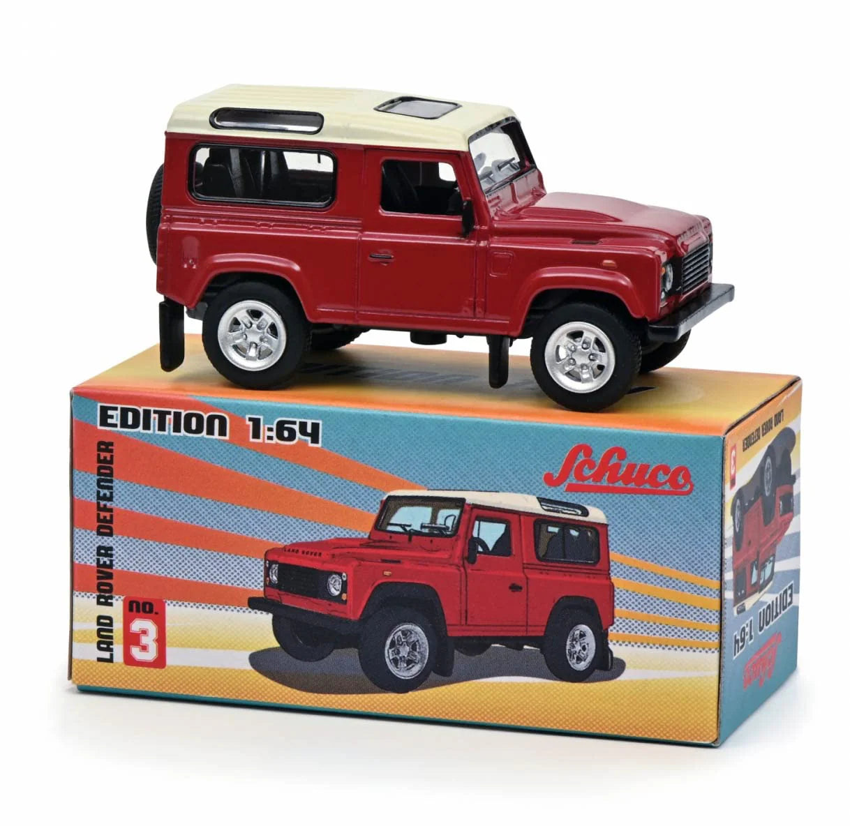 Land Rover Defender Red - Schuco - Scala 1/64 452030700