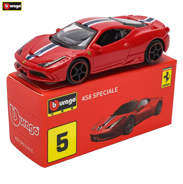 Foto 1 modellino Ferrari 458 Speciale - BBurago - Scala 1/64 Borgeseidea