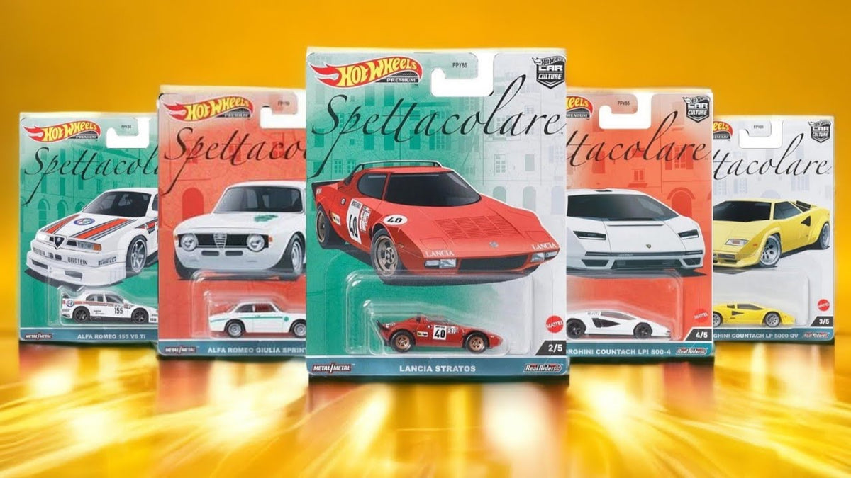 Set 5 Modellini Hot Wheels Series Spettacolare