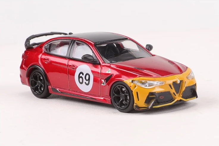 Alfa Romeo Giulia GTAm Rosso N 69 - DCT Die Cast Team - Scala 1/64