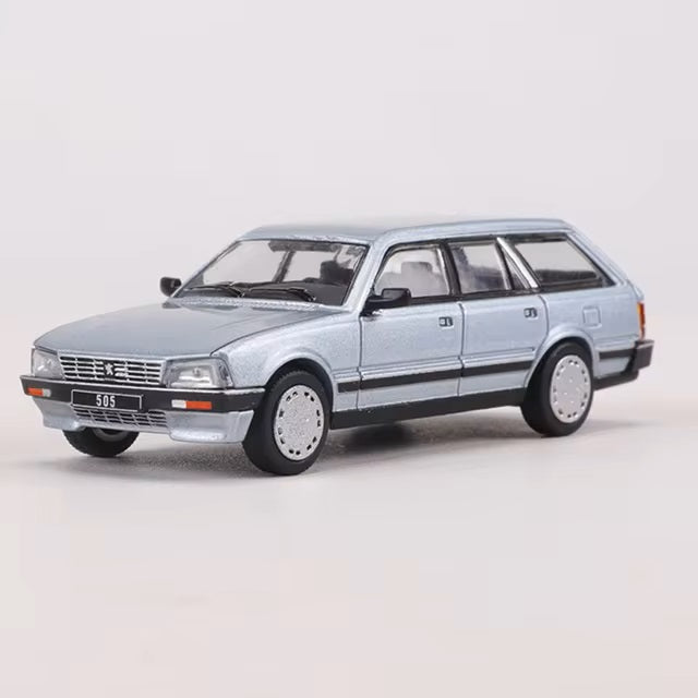 Peugeot 505 SW Light Blue - DCT Die Cast Team - Scala 1/64