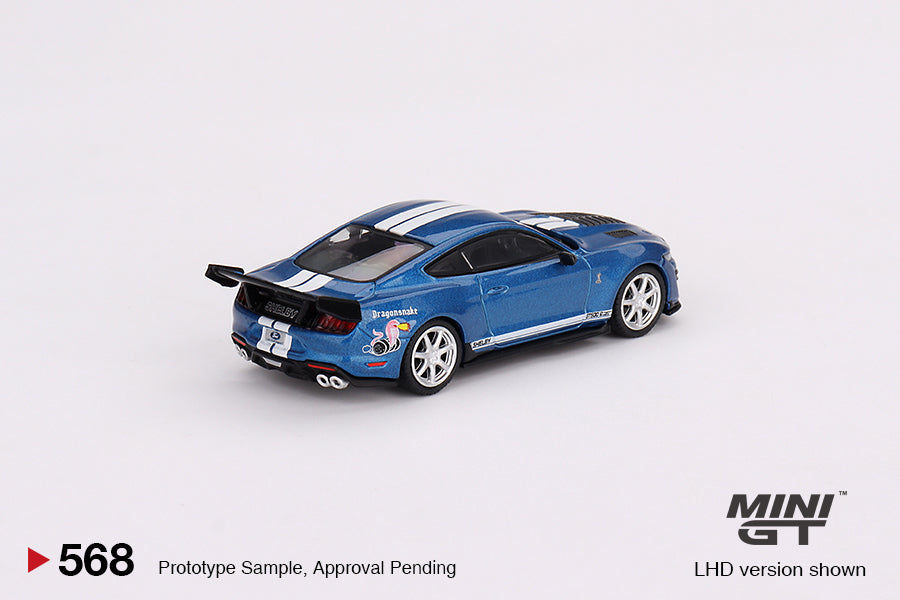 Shelby GT500 Dragon Snake Concept Ford Performance Blue - Mini GT - Scala 1/64 MGT00568