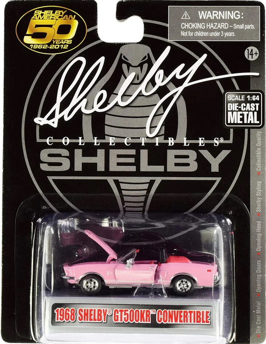 Shelby GT500KR Convertible 1968 Pink - Shelby Collectibles - Scala 1/64 Circa