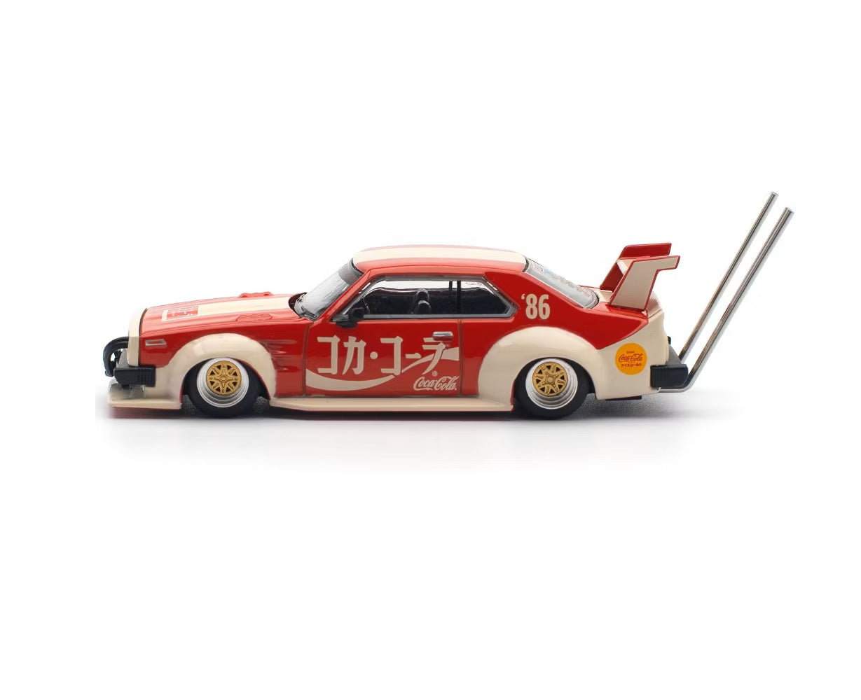 Skyline GT-R V8 Drift "Hakosuka" Coca Cola (Japan) - Pop Race - Scala 1/64 PR64-135