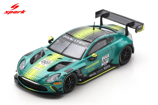 Aston Martin Vantage AMR GT3 EVO #007 Comtoyou Racing Winner 24H Spa 2024 - Spark Model - Scala 1/64 64SPA2024