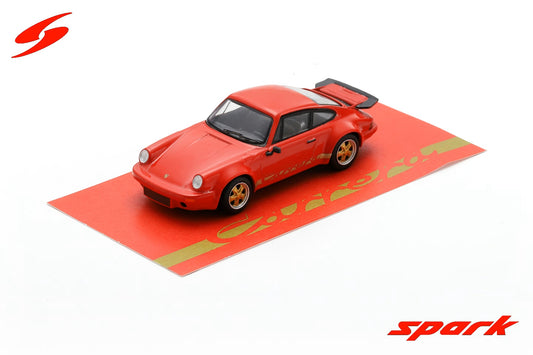 Spark Model - 1974 Porsche 911 Carrera 3.0 RS (Red with gold stripe) - Scala 1/64 64SP007C