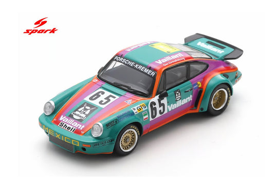 Porsche 911 Carrera RSR 3.0 #65 Vaillant Le Mans 24H 1975 - Spark Model - Scala 1/64 64S029