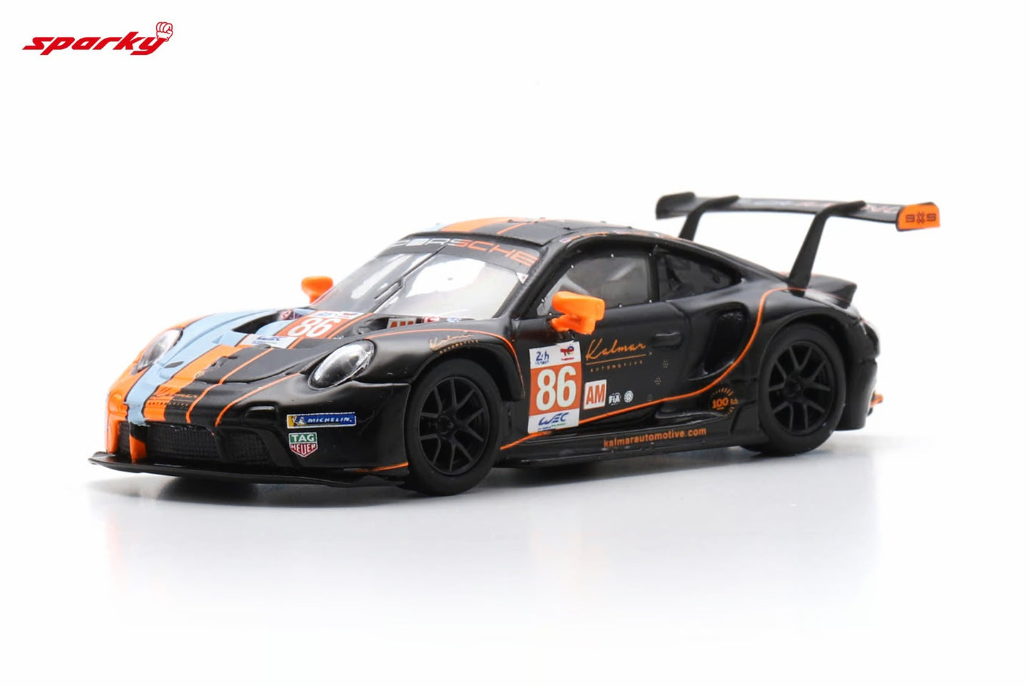 Spark Model - Porsche 911 RSR - 19 #86 GR RACING 3rd LM GTE AM class Le Mans 24H 2023 - Scala 1/64 Y310
