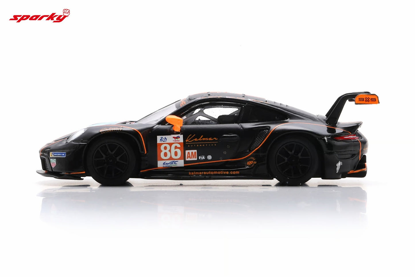 Spark Model - Porsche 911 RSR - 19 #86 GR RACING 3rd LM GTE AM class Le Mans 24H 2023 - Scala 1/64 Y310