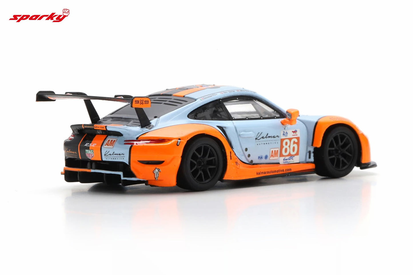 Spark Model - Porsche 911 RSR - 19 #86 GR RACING 3rd LM GTE AM class Le Mans 24H 2023 - Scala 1/64 Y310
