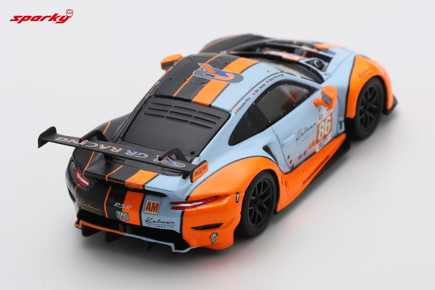 Spark Model - Porsche 911 RSR - 19 #86 GR RACING 3rd LM GTE AM class Le Mans 24H 2023 - Scala 1/64 Y310
