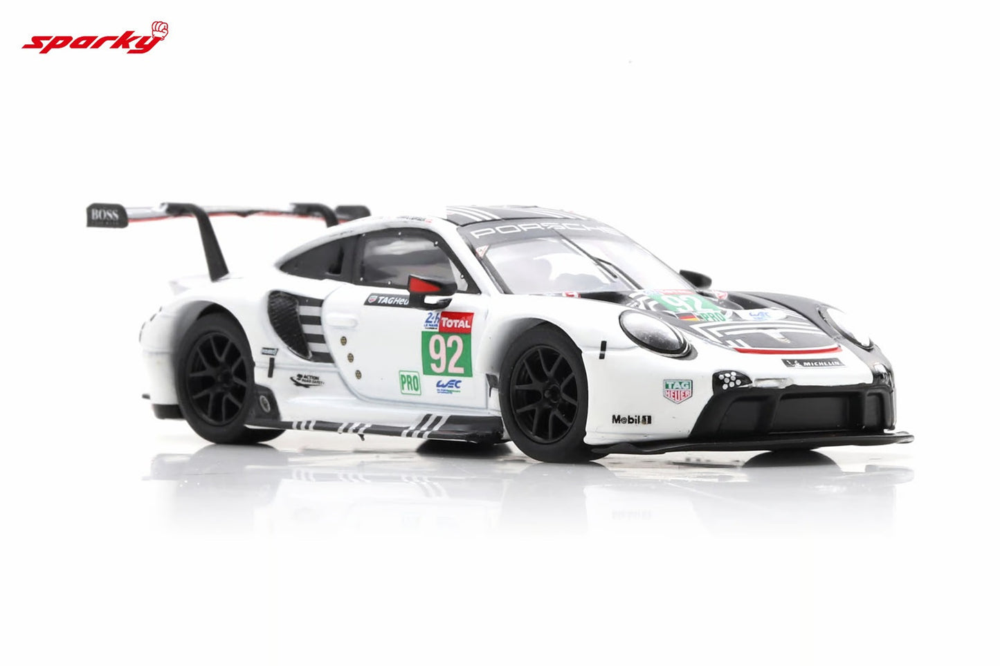 Spark Model - Porsche 911 RSR - 19 #92 Porsche GT Team 24H Le Mans 2020 - Scala 1/64 Y223