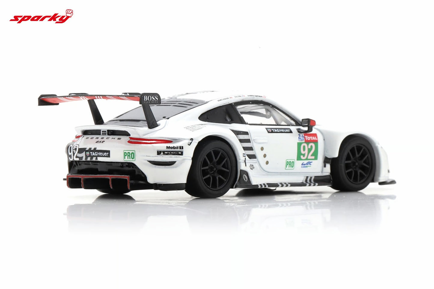 Spark Model - Porsche 911 RSR - 19 #92 Porsche GT Team 24H Le Mans 2020 - Scala 1/64 Y223