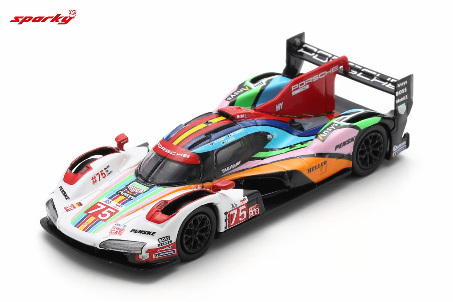 Spark Model - Porsche 963 #75 Penske Motorsport Le Mans 24H 2023 - Scala 1/64 Y303